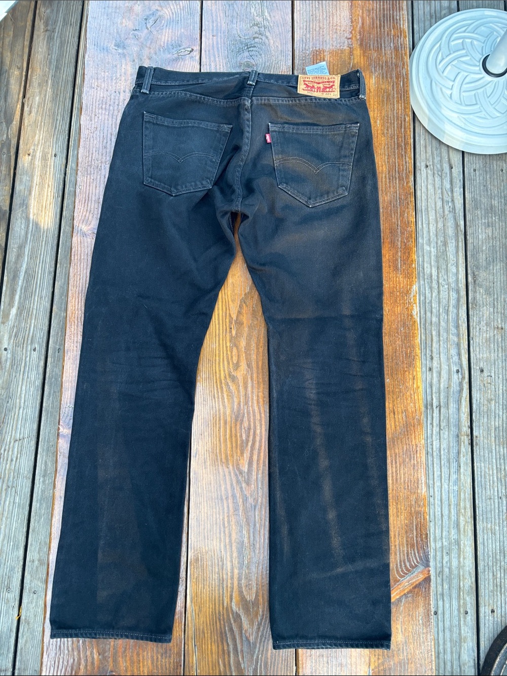 Levi's Black Straight-Leg Men's Jeans